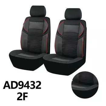 Универсальные чехлы для спортивных сидений AUTO PLUS, 5D дизайн, дышащая сетка, тканевые чехлы для автомобильных сидений BK, подушка, подходящая для большинства автомобилей, внедорожников AD9432 2F