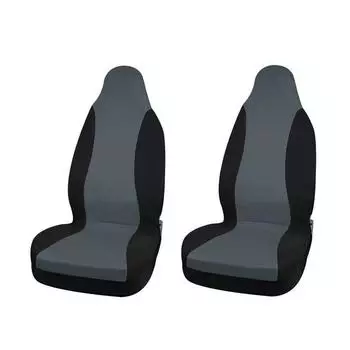 Универсальные чехлы на сиденья автомобиля ведра, пригодные для украшения интерьера сиденья автомобиля, грузовика, внедорожника серый