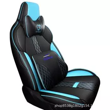 Универсальные чехлы на сиденья Changan Oushang X5 Plus из дышащей кожи, всесезонные. Standard - Black/Red