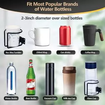 Универсальные держатели для напитков из нержавеющей стали, держатели для лодок и чашек для морских судов чёрный