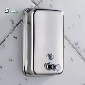 Универсальные дозаторы жидкого мыла из нержавеющей стали 500 мл Настенный дозатор