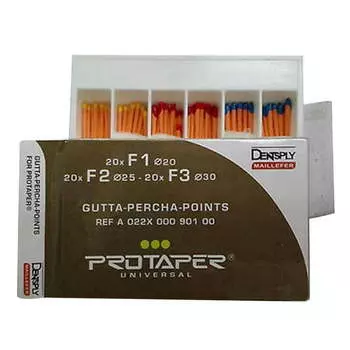 Универсальные гуттаперчевые штифты Dentsply Protaper F1 ( 60PCS) БЕСПЛАТНАЯ ДОСТАВКА