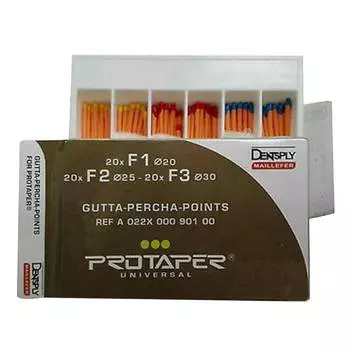 Универсальные гуттаперчевые штифты Dentsply Protaper F2 ( 60PCS) БЕСПЛАТНАЯ ДОСТАВКА
