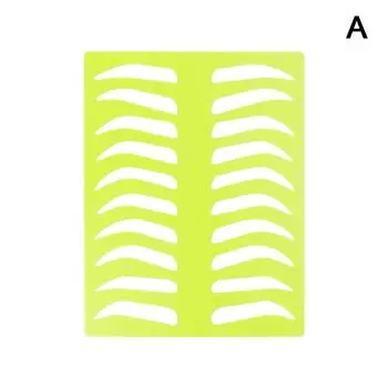 Универсальные инструменты для бровей и губ, удобные для начинающих, шаблон для бровей, безопасные для кожи, экономящие средства трафареты для бровей для женщин