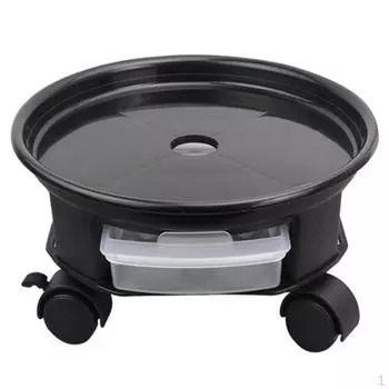 Универсальные колеса, Caddy Mover, на роликах - черные A 24cm