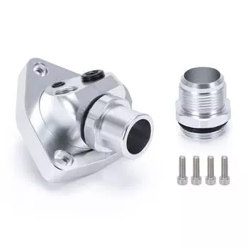 Универсальные компоненты охлаждения двигателя автомобиля K20 и K24, корпуса термостатов с поворотной горловиной серебряный