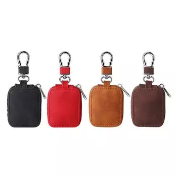 Универсальные кожаные защитные чехлы, пыленепроницаемые, водонепроницаемые, с защитой от падения и царапин, дорожный беспроводной чехол для наушников для Airpods 3/Pro/2 красный