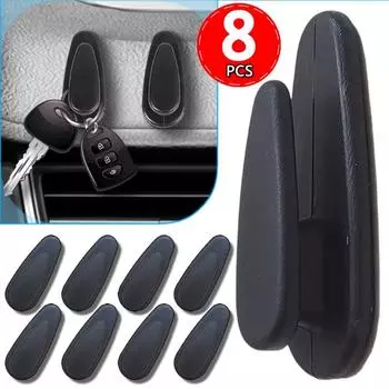 Универсальные крючки-держатели для автомобиля, самоклеящиеся мини-крючки, органайзер для ванной комнаты, украшения, скрытый держатель, крючок, органайзер для автомобиля