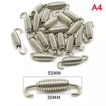 Универсальные крючки выхлопной пружины мотоцикла из нержавеющей стали, передняя часть выхлопной системы