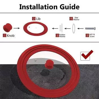 Универсальные крышки для кастрюль Большие силиконовые крышки для кастрюль, сковородок и сковородок Подходит для посуды диаметром от 16 см до 32 см Крышка для сковороды