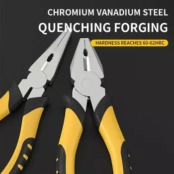 Универсальные кусачки Диагональные плоскогубцы Обжимные клещи Игольчатые плоскогубцы Многофункциональный инструмент для оборудования Ручной инструмент B-6 inches