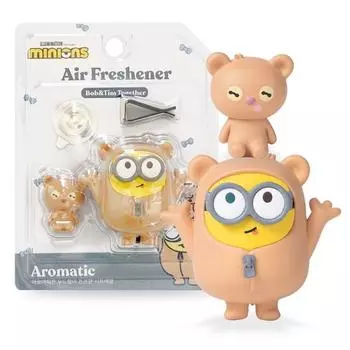 Универсальные Миньоны Медведь Боб и Тим Фигурка Автомобильный воздуховод Тип Новый автомобиль Подарок Милые автомобильные принадлежности Персонаж Чакку, корейский автомобильный аксессуар