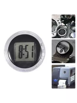 Универсальные мини-цифровые часы для мотоцикла, наклеивающиеся на водонепроницаемые электронные часы с секундомером для мотоциклов CHINA