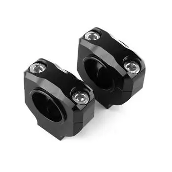 Универсальные мотоциклетные алюминиевые проставки руля с отверстием для винта 28,6 мм 1-1/8 дюйма, толстый руль, крепежный зажим для гонок и скутера