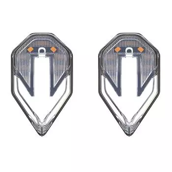 Универсальные мотоциклетные сигнальные огни повышенной яркости DC12V, синие светодиодные указатели поворота