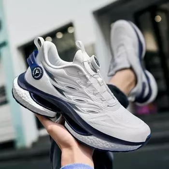 Универсальные мужские кроссовки для бега для мужчин с амортизацией, спортивная обувь для бега, модные кроссовки для активного отдыха, мужские сетчатые кроссовки для ходьбы, мужская обувь 37