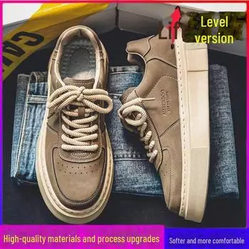 Универсальные мужские кроссовки в стиле ретро 2024 года: Мягкая подошва, толстая платформа, удобная повседневная спортивная обувь для весны 43