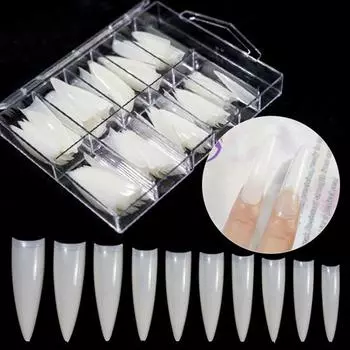 Универсальные накладные ногти, простой в использовании, модный внешний вид из АБС-пластика 3