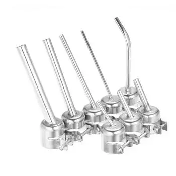 Универсальные насадки для тепловых пушек 3/5/6/8/10 мм, насадки для горячего воздуха, жаропрочные насадки с изогнутым углом 45 градусов, наконечник