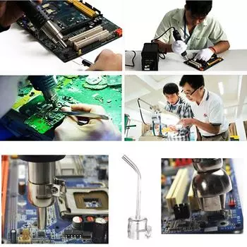 Универсальные насадки для тепловых пушек 3/5/6/8/10 мм, насадки для горячего воздуха, жаропрочные насадки с изогнутым углом 45 градусов, наконечник