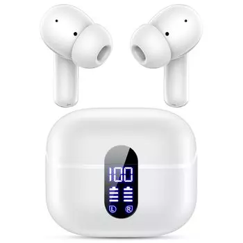 Универсальные наушники Bluetooth 2024 Новый дизайн Автоматическое сопряжение 48 часов воспроизведения Шумоподавление Быстрая зарядка Раздельный тип с микрофоном Совместимость