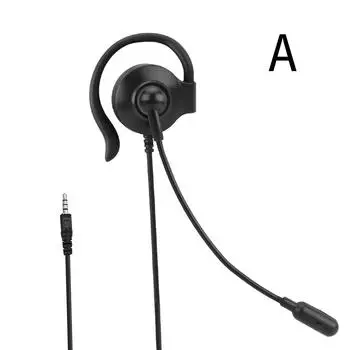 Универсальные наушники для колл-центра, 3,5 мм, USB-проводная деловая гарнитура с микрофоном, регулятор громкости, отмена звука, телефонный оператор красный