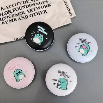 Универсальные наушники с милым мультяшным басом, проводные наушники-вкладыши с микрофоном и коробкой для хранения розовый