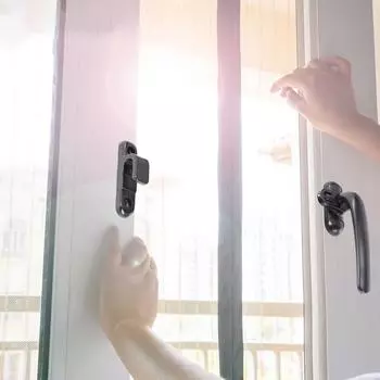 Универсальные оконные ручки с замком, алюминиевая ручка для двери, сменная ручка для створки, запирающаяся ручка для двери, окна