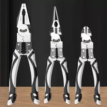 Универсальные плоскогубцы для электрика, боковые кусачки, плоскогубцы с длинным носом, боковые кусачки, кусачки с длинным носом, идеально подходящие для различных проектов 1
