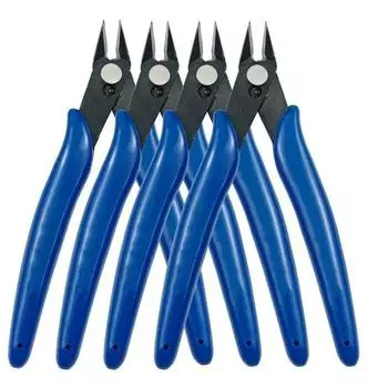 Универсальные плоскогубцы, многофункциональные инструменты, кусачки для электрического провода, кабеля, режущие боковые ножницы, кусачки из нержавеющей стали, ручные инструменты синий