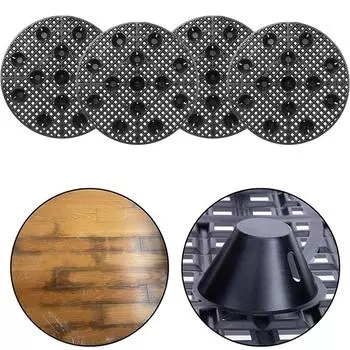 Универсальные подставки для растений, 12-дюймовые аксессуары, черные, диаметр 30 см