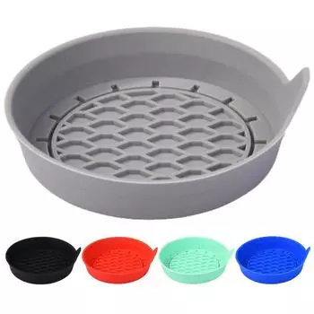 Универсальные подставки Силиконовые автомобильные подстаканники Нескользящие подставки с защитой от просеивания Водонепроницаемые держатели для напитков Аксессуары для салона автомобиля красный