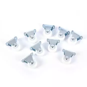 Универсальные ролики 1 мебельное колесо ролик белый полипропилен нейлон одностороннее колесо