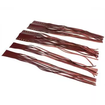 Универсальные ручки с кисточками и бахромой, чехол для мотоциклетного рычага тормоза и сцепления, стример, 78 дюймов, 1 дюйм вино красного