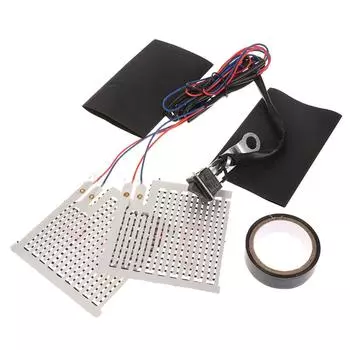 Универсальные рукоятки с подогревом для мотоцикла 12 В, комплект для подогрева руля снегохода для ремонта руля мотоцикла