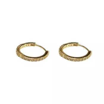 Универсальные серьги для женщин Серьги для женского темперамента Корейская версия круглых сережек для нового стиля Нового модного и холодного стиля 6mm