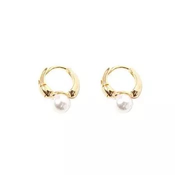 Универсальные серьги из жемчуга в холодном стиле в корейском стиле высокого класса