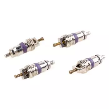 Универсальные сердечники клапанов кондиционера R134a для автомобиля, медные сердечники клапанов кондиционера, компоненты для ремонта экстерьера автомобиля, 10 шт. CHINA