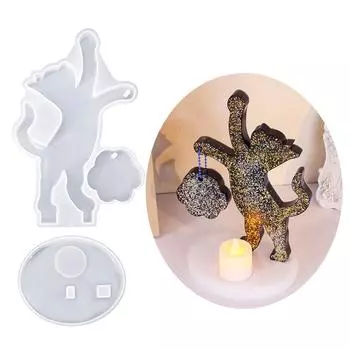 Универсальные силиконовые формы для поделок ручной работы, формы для подсвечников, подставки для свечей, отлично подходят для уникальных восковых ароматерапевтических стендов 10