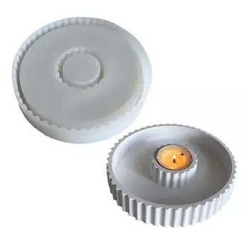 Универсальные силиконовые формы, форма для подсвечника, круглая форма, форма для подсвечника, силиконовая форма, идеально подходящая для подсвечника