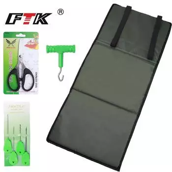 Универсальные складные полимеры для ловли карпа, губчатая накладка, защита для рыбы, желтая наживка, рыболовные принадлежности, 3 слоя 1pcs