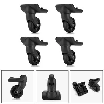 Универсальные сменные колеса для чемодана, простые в установке и прочные, плавные колеса для легкого перемещения