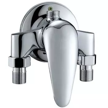 Универсальные смесители для ванны и душа, настенный хромированный клапан, смеситель горячей и холодной воды, сменные аксессуары для душа для ванной комнаты Mixing valves-silver