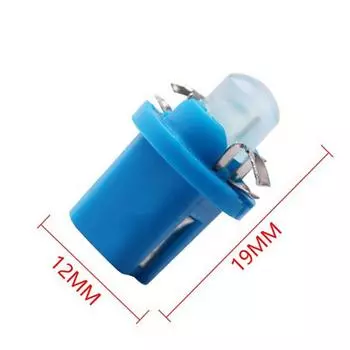 Универсальные светодиодные автомобильные лампочки T5 B85D, энергосберегающие и противоударные зелёный