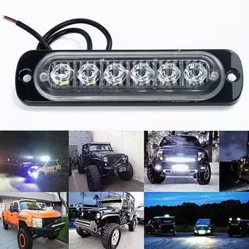 Универсальные светодиодные фонари Work Bar Lamp Driving Fog Offroad SUV 4WD Auto Car Boat Truck Emergency Lights Accessories CHINA