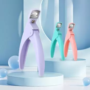 Универсальные U-образные яркие цветные маникюрные щипчики для ногтей для дома розовый