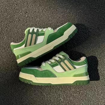 Универсальные высокие кроссовки: Модная обувь, визуально увеличивающая рост, на все времена года 41 зелёный