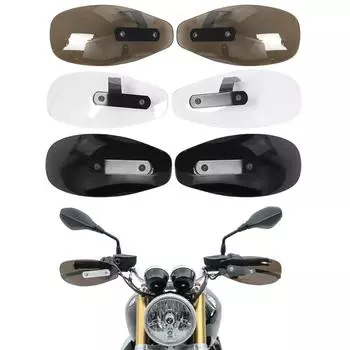 Универсальные защитные щитки для руля, подходящие для мотоцикла 883, защитные щитки для рук, ветрозащитный экран, блокировщик холодного ветра чёрный
