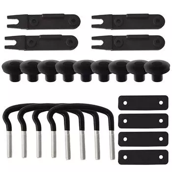 Универсальные зажимы для багажника на крышу Комплект для установки на фургон U-образных болтов для багажника на крышу Зажимы для U-образных болтов из нержавеющей стали Кронштейны для багажника на крышу CHINA