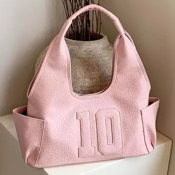 Универсальные женские сумки-тоуты с маятником большой вместимости на одно плечо однотонные повседневные модные женские сумки